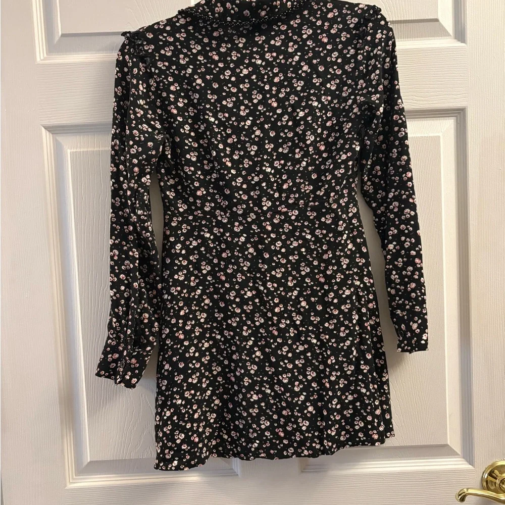 Floral Long Sleeve Dress Wild Fable Dress - Picture 5 of 6
